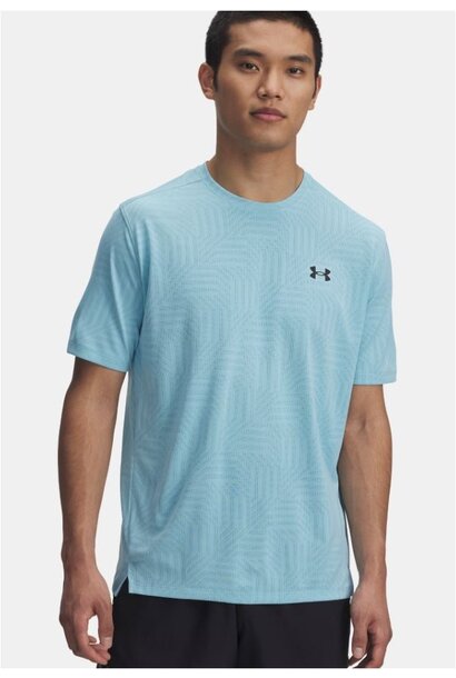 Under Armour Shirt Tech Vent Geotessa Licht Blauw Heren