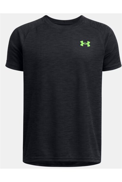 Under Armour Shirt Tech Textured Zwart Kinderen