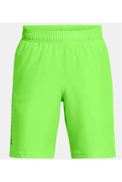 Under Armour Short Tech Woven Wordmark Groen/Zwart Kinderen