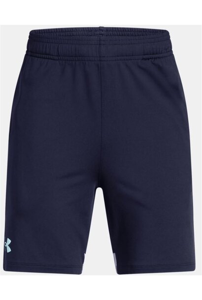 Under Armour Short Tech Vent Jacquard Donker Blauw Kinderen