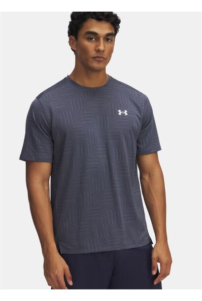 Under Armour Shirt Tech Vent Geotessa Donker Blauw Heren