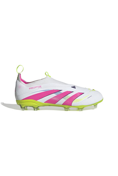 Adidas Voetbalschoen Predator Elite LL FG Wit/Roze Kinderen