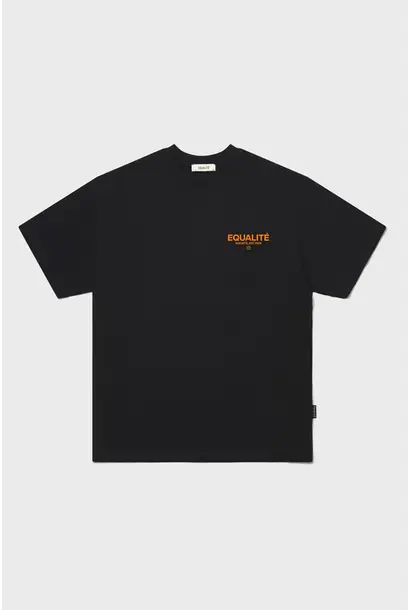 Equalité T-Shirt Societé Oversized Zwart / Oranje