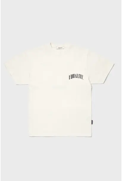 Equalité T-Shirt Oliver Oversized Off White / Zwart