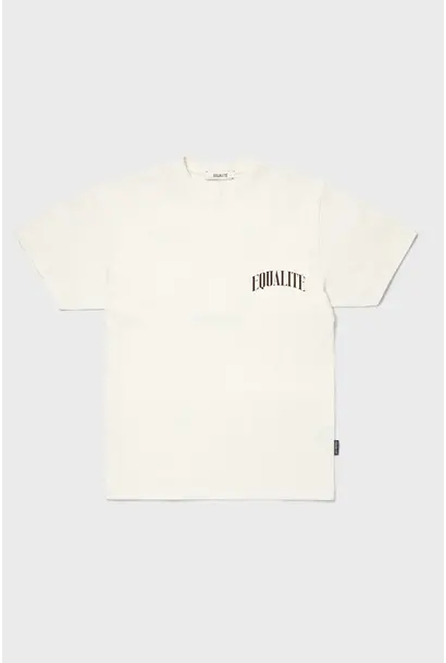 Equalité T-Shirt Oliver Oversized Off White / Bruin