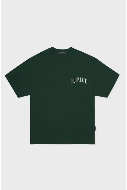 Equalité T-Shirt Oliver Oversized Groen / Wit