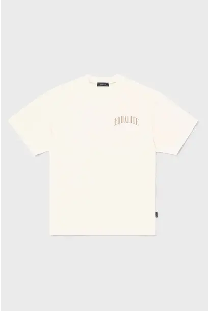 Equalité T-Shirt Oliver Oversized Off White / Taupe