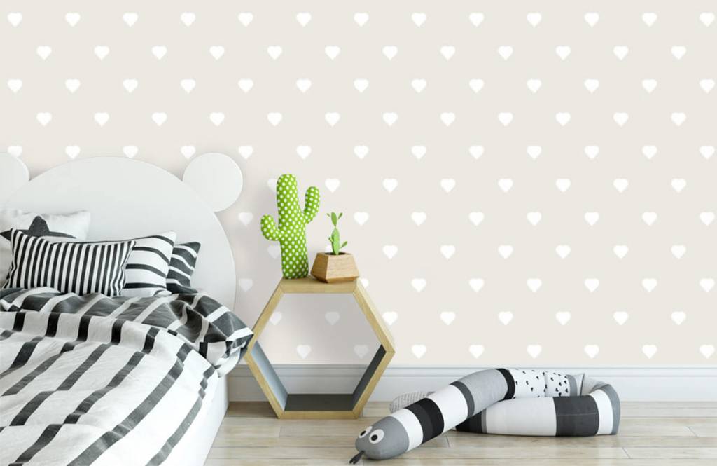 Witte Mini Hartjes huismerk kopen in de aanbieding