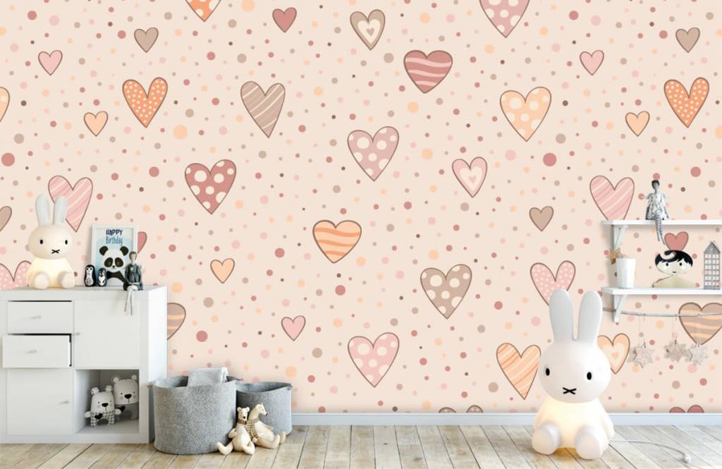 Gestippelde En Gestreepte Harten huismerk kopen in de aanbieding