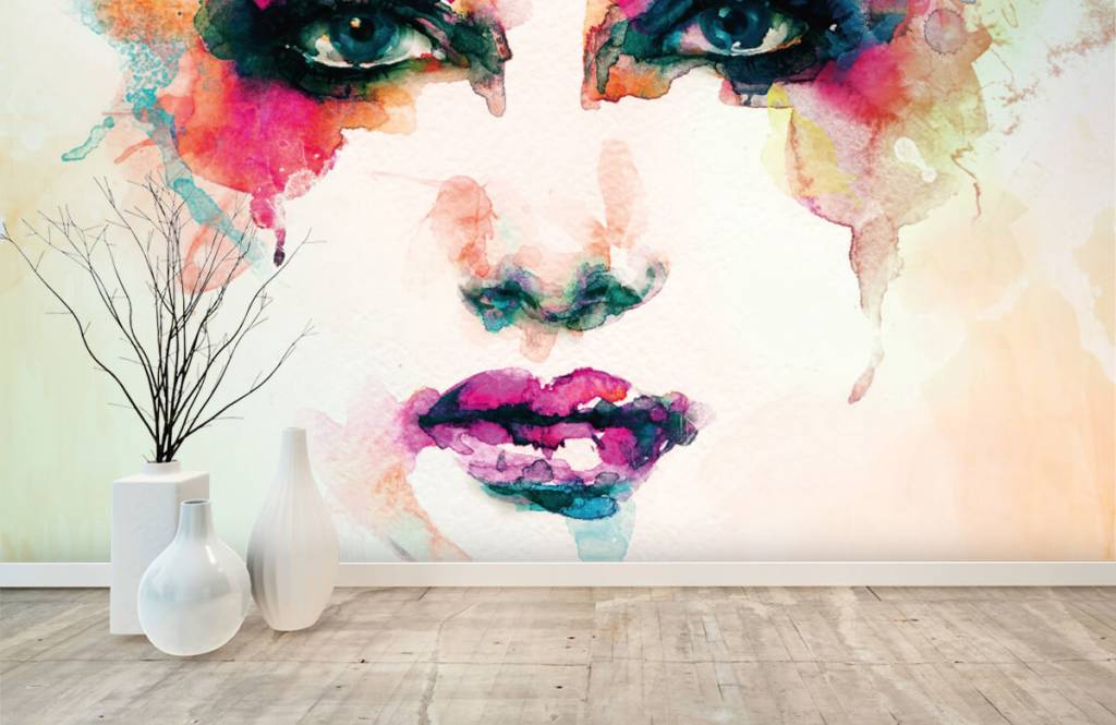 Abstract Hoofd huismerk kopen in de aanbieding