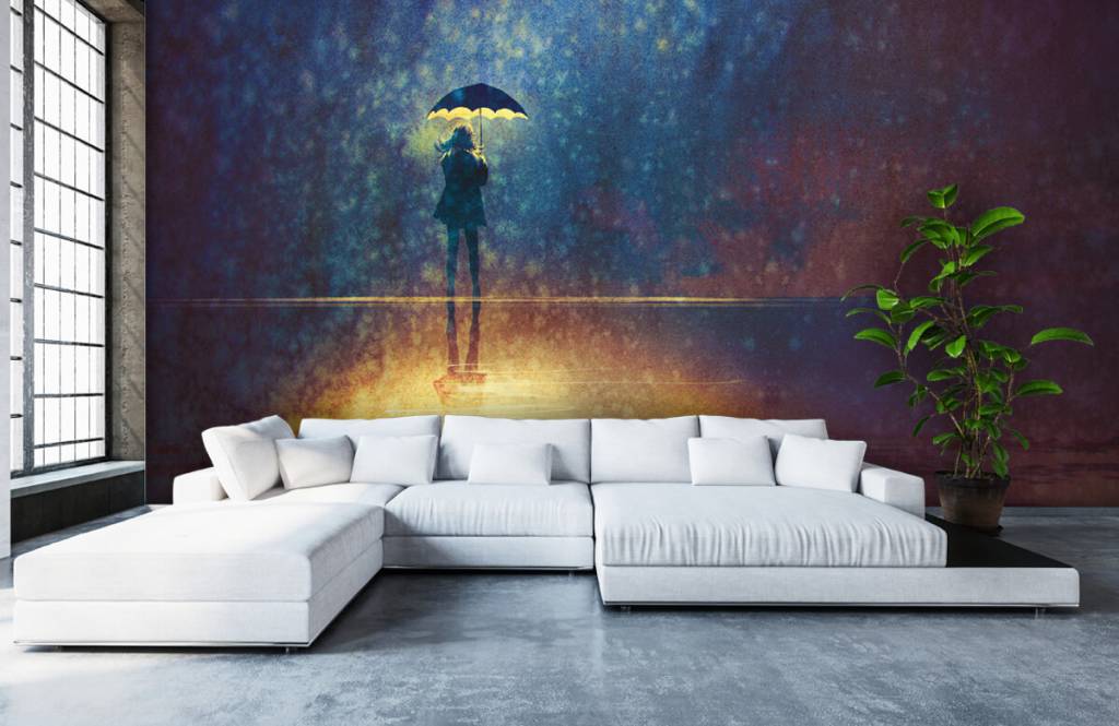 Eenzaam Meisje In De Regen huismerk kopen in de aanbieding