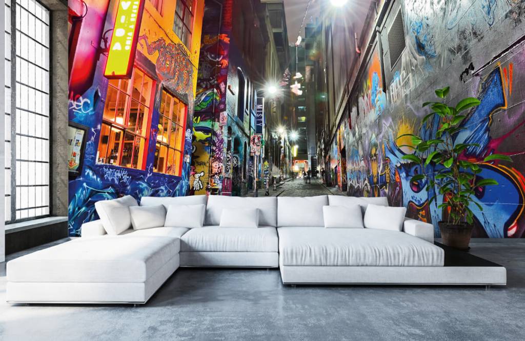 Graffiti Straat huismerk kopen in de aanbieding