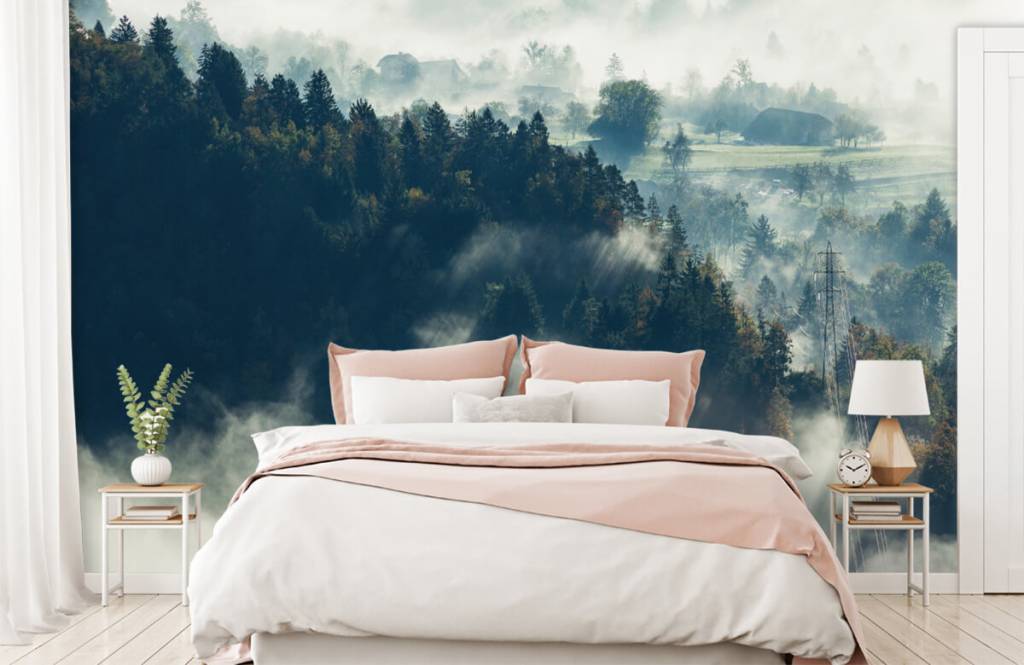 Mistig Landschap huismerk kopen in de aanbieding