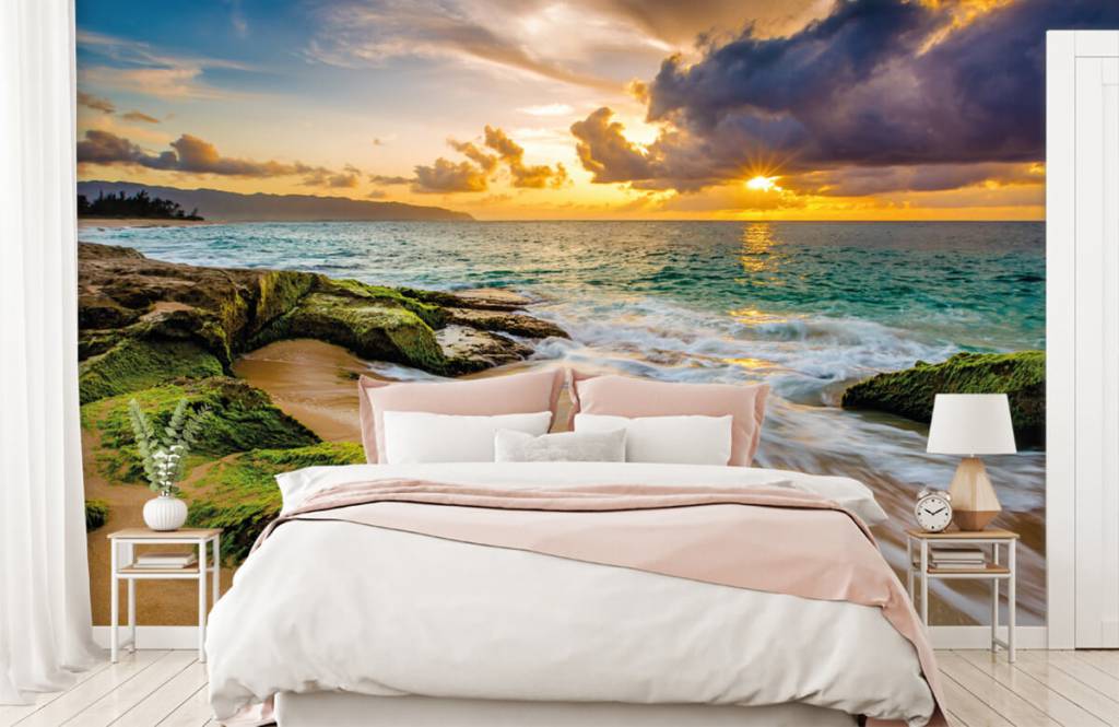 Een Prachtige Hawaiiaanse Zonsondergang huismerk kopen in de aanbieding