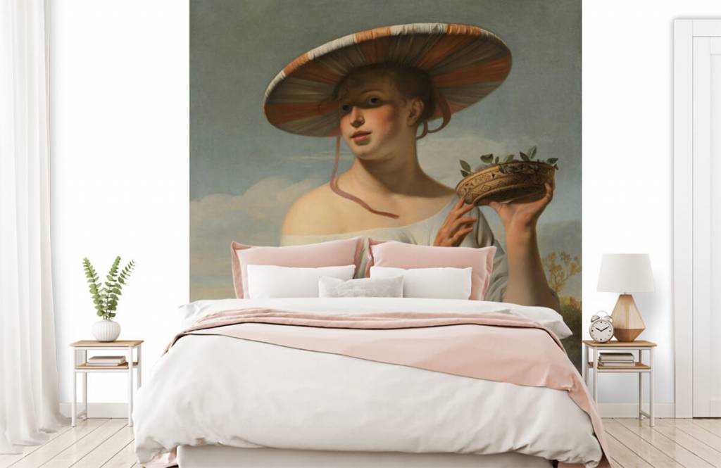 Meisje Met Een Brede Hoed huismerk kopen in de aanbieding