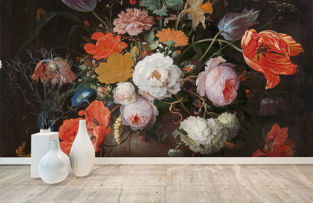 Stilleven Met Bloemen En Een Horloge huismerk kopen in de aanbieding Stilleven Met Bloemen En Een Horloge huismerk kopen in de aanbieding