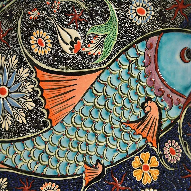 Mozaiek Vis Op Fotobehang Outlet 300X260 huismerk kopen in de aanbieding