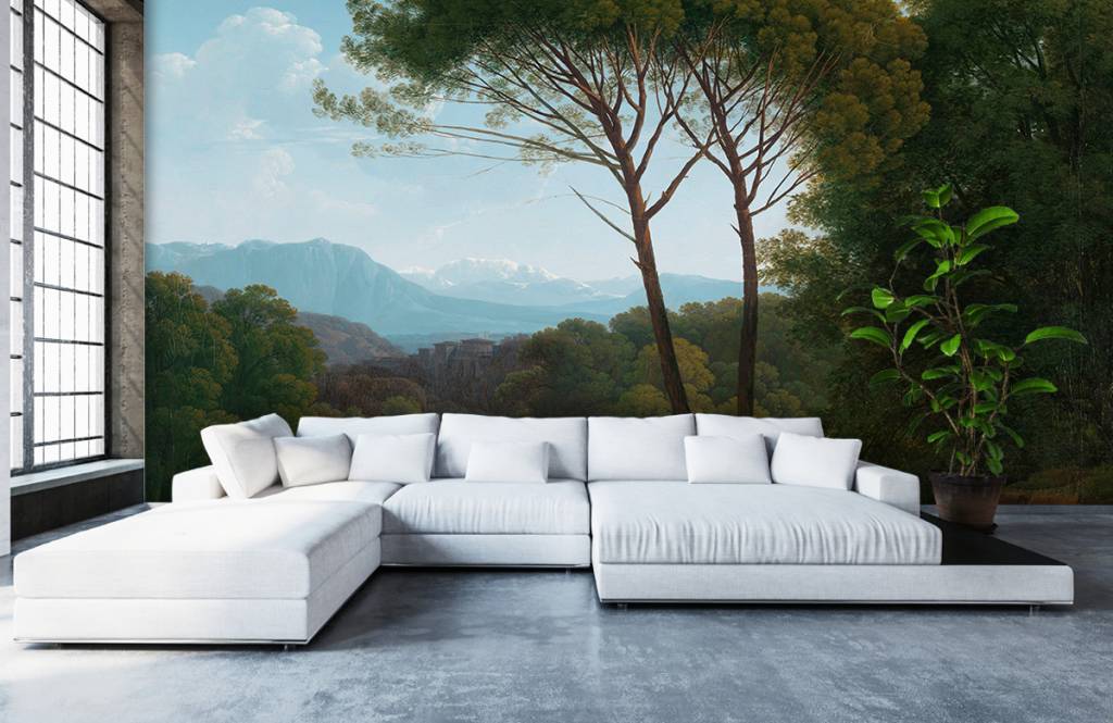 Italiaans Landschap Met Pijnbomen huismerk kopen in de aanbieding