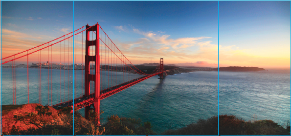 Golden Gate Bridge Outlet 537 X 245 huismerk kopen in de aanbieding