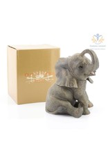 Leonardo collectie Olifant zittend beeld