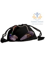 Pendel amethist punt met chakra ketting