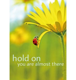 Zintenz Hold on you are almost there briefkaart