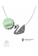 New Dutch Zwaan ketting glitter 50 cm