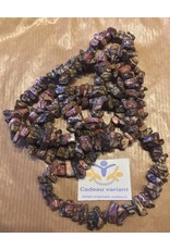 Jaspis luipaard splitketting 90 cm