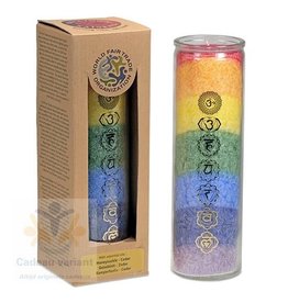 Chakra fairtrade  stearine geurkaars