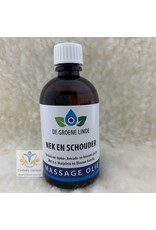 De Groene Linde Massage olie nek en schouder 100 ml