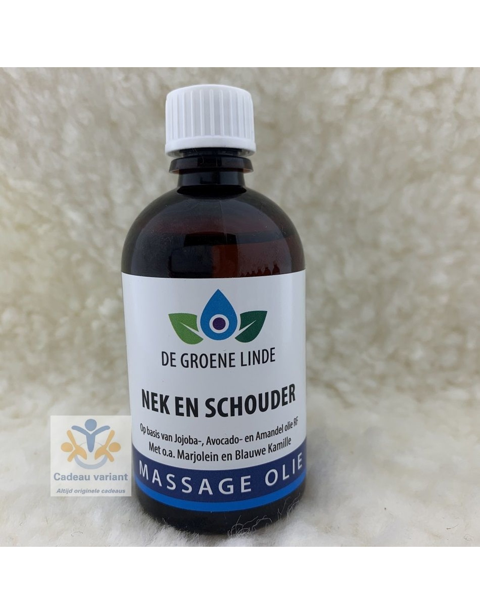 De Groene Linde Massage olie nek en schouder 100 ml