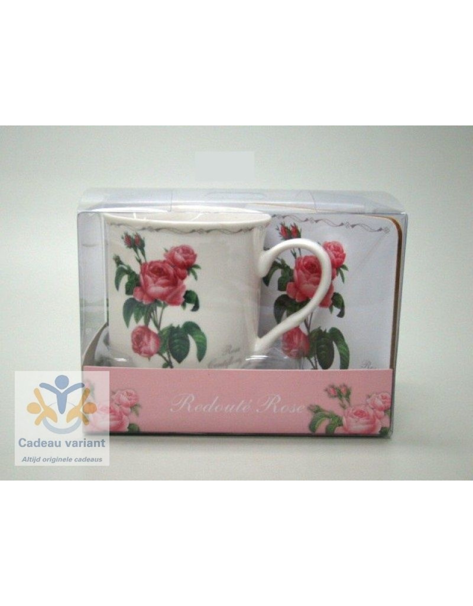 Roos Redouté Rose cadeauset