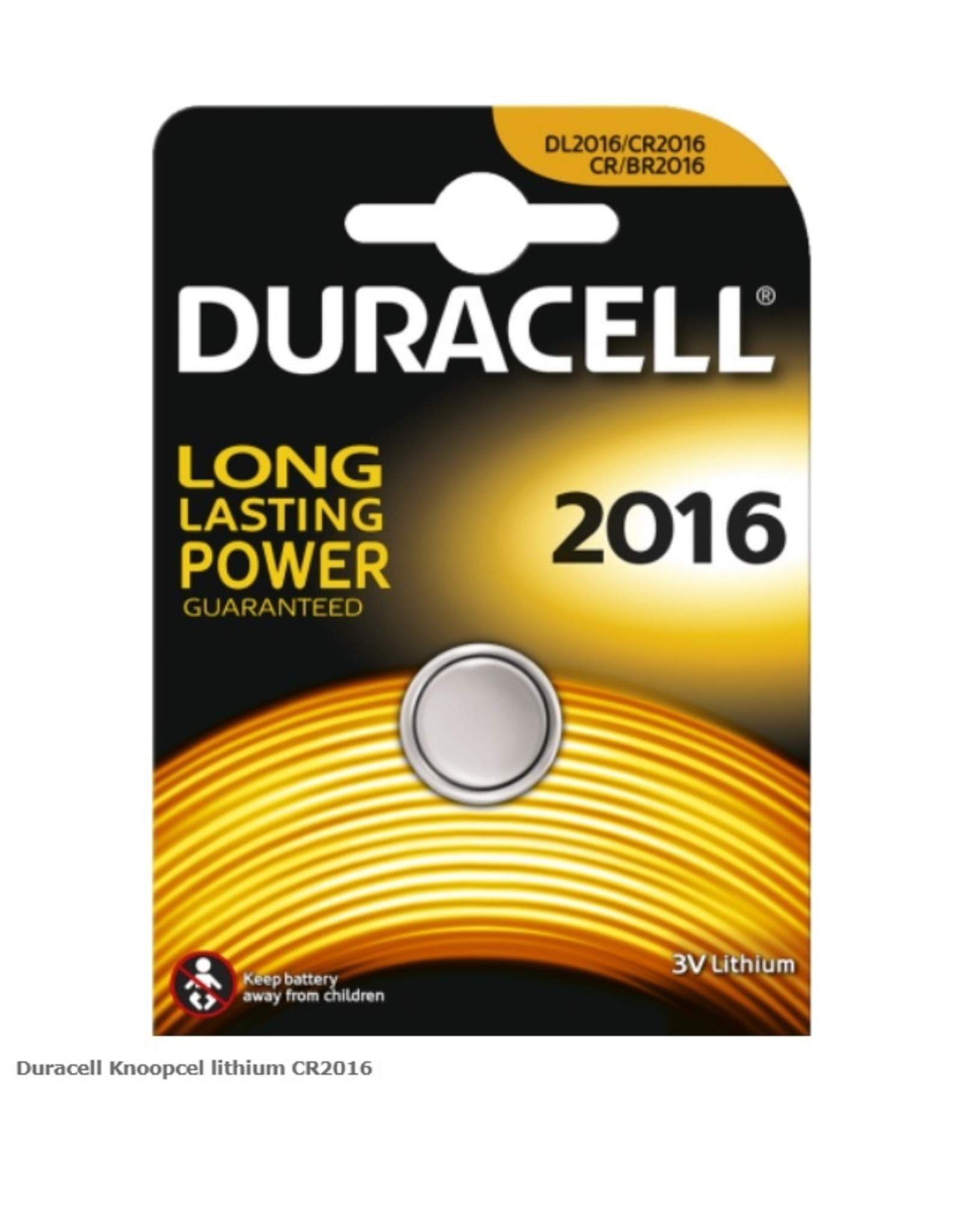 Duracell knoopcel CR2016