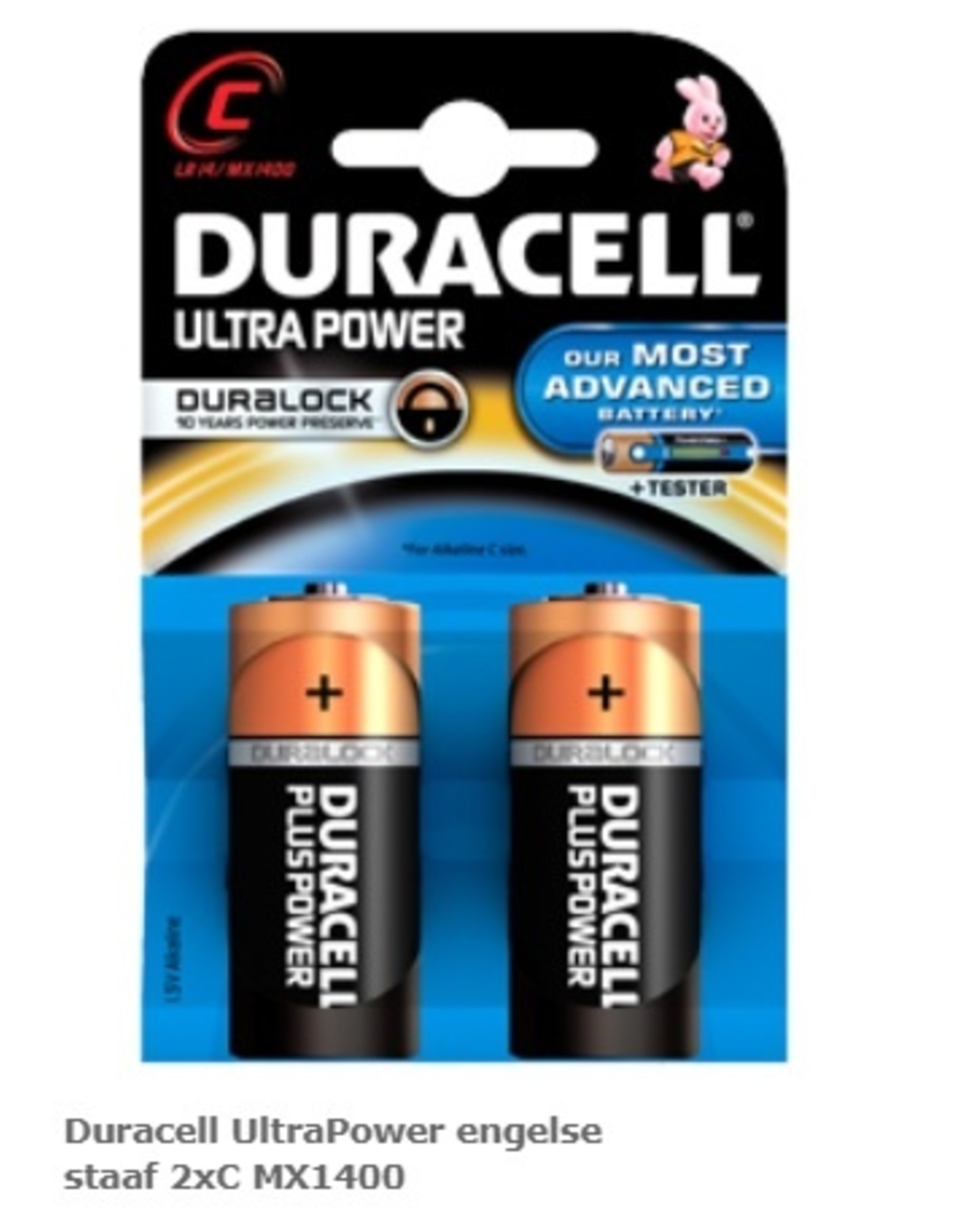 Duracell  Engelse staaf LR14