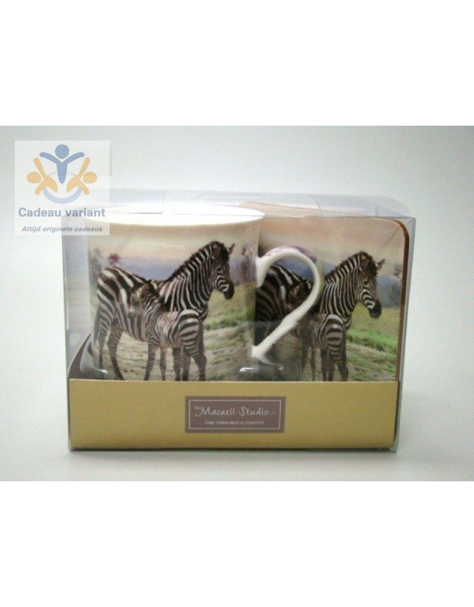 Leonardo collectie Zebra cadeauset