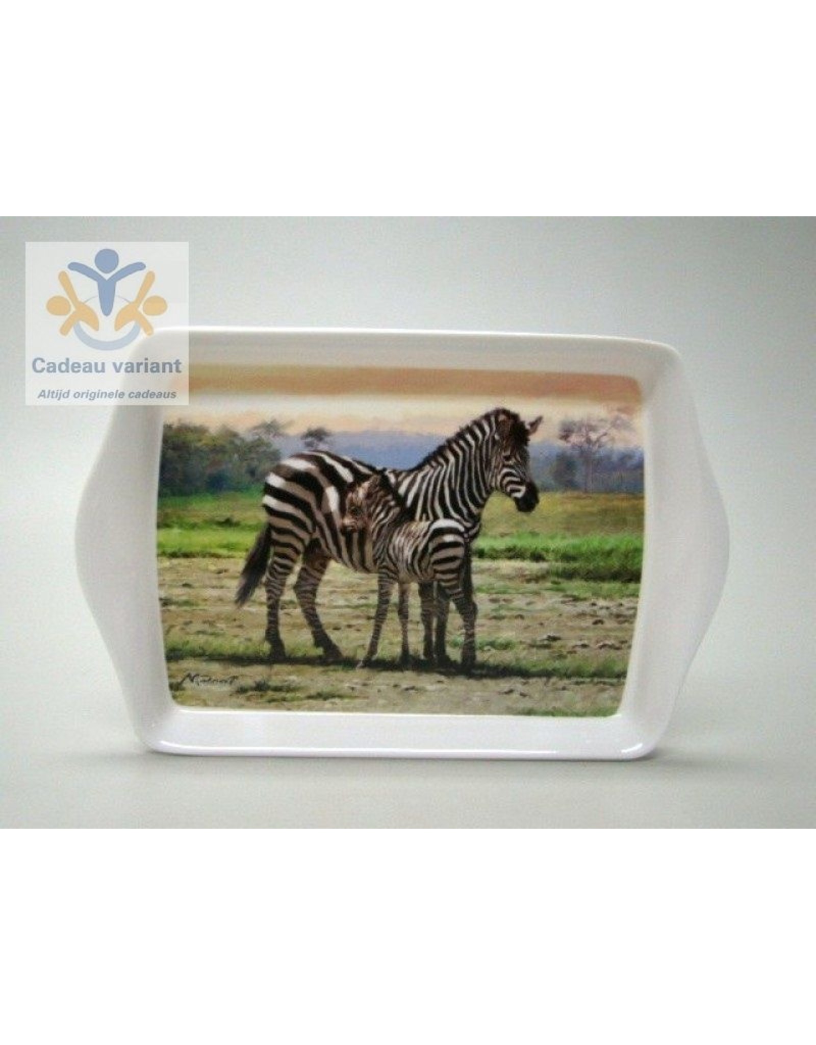 Leonardo collectie Zebra dienblad klein