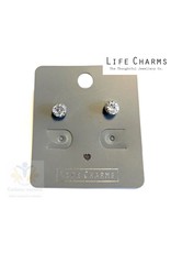 Life Charms Diamand oorbellen knop (oorstekers)