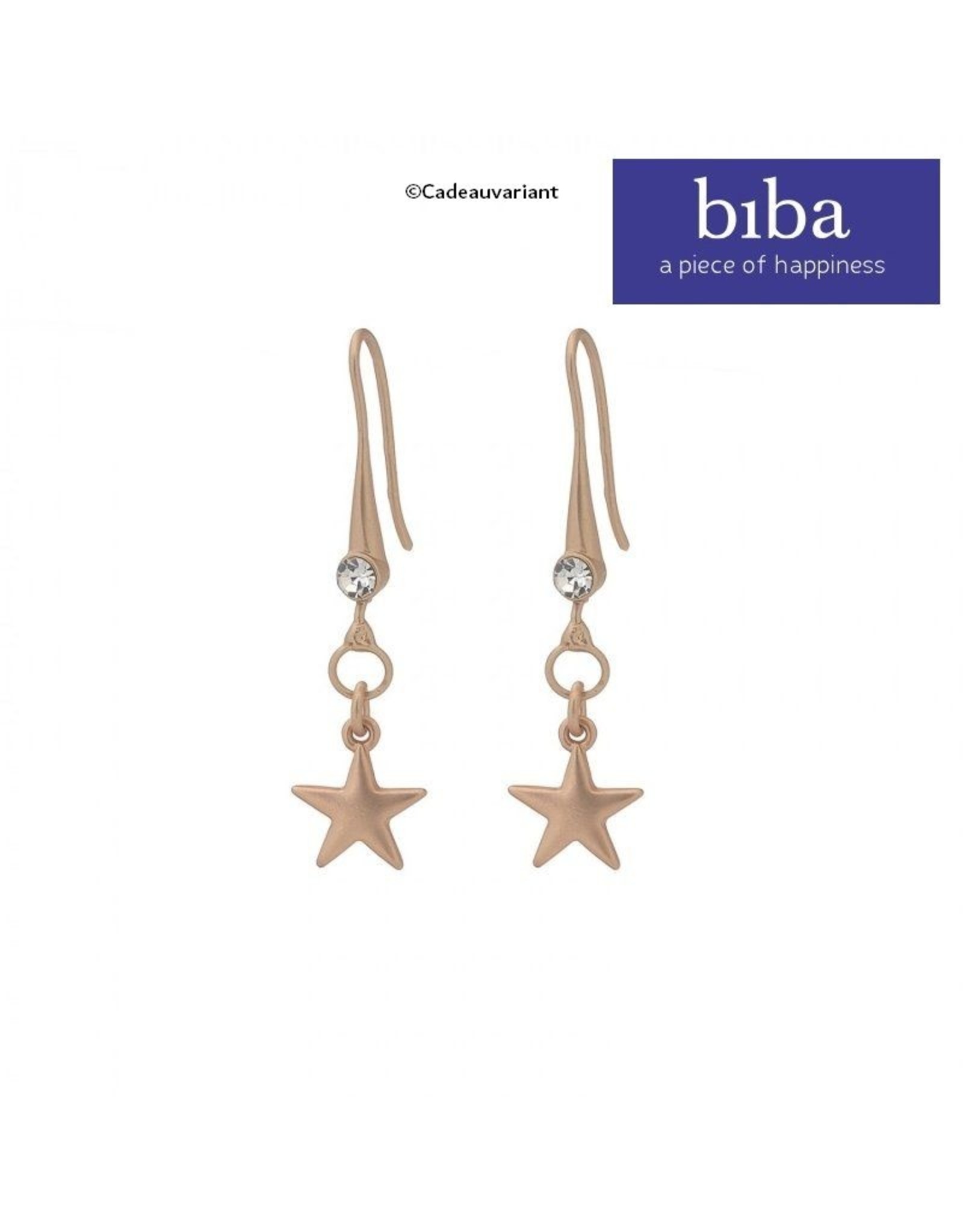 Biba bijouterie Oorbellen Biba goud ster