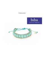 Biba Armband Biba slider turkoois