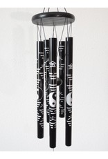 Windgong Yin Yang zwart 70 cm