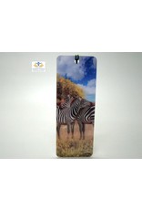 Boekenlegger zebra 3D