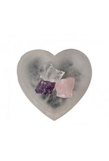 Seleniet schaal hart Seleniet schaal hart