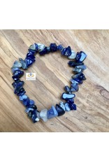 Sodaliet blauw armband split