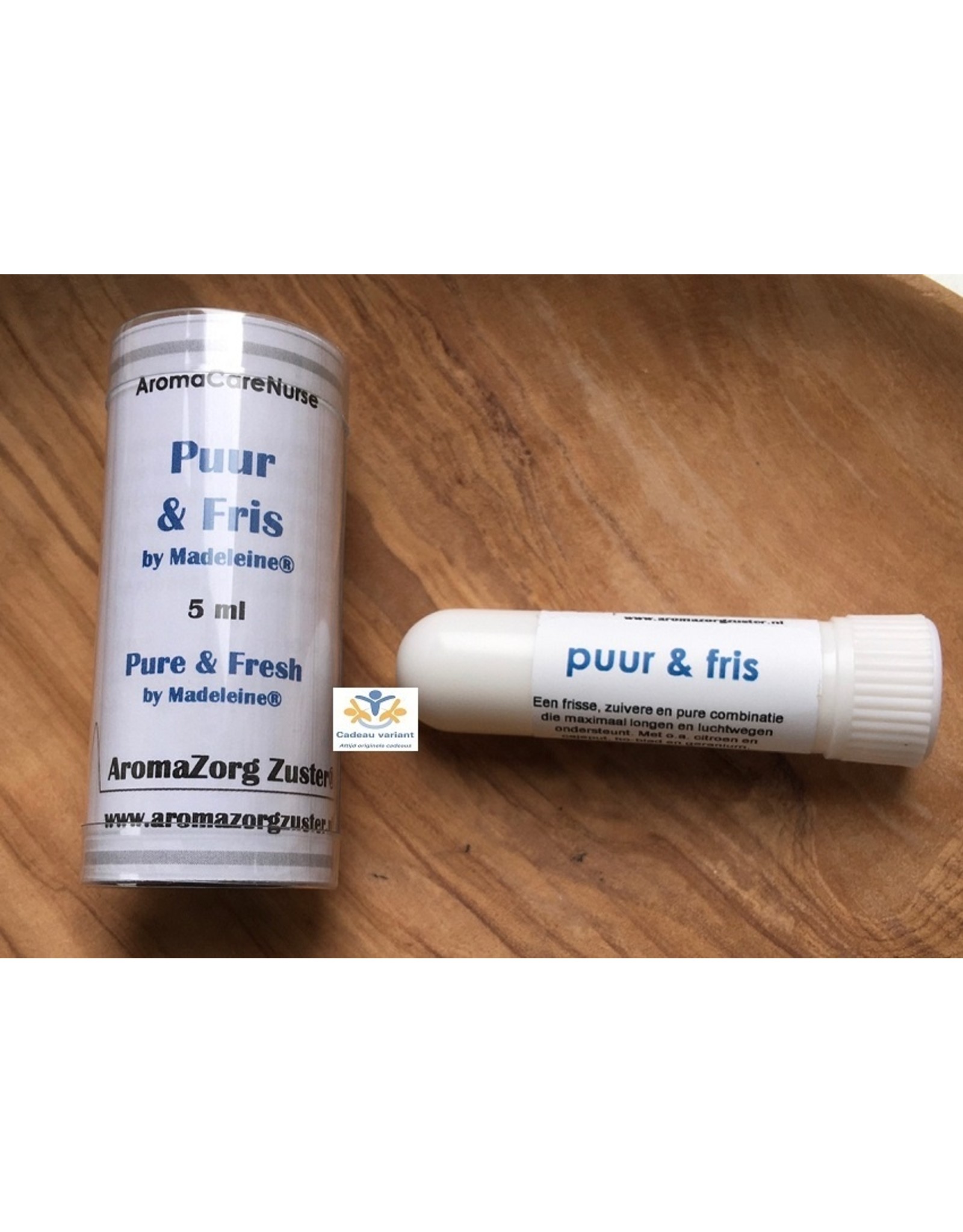 AromaZorg zuster Puur en fris (puur lucht)  inhaler etherische olie