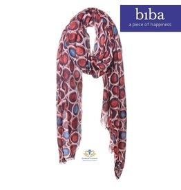 Biba Biba sjaal 73263 bruin rood