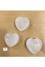 Bergkristal edelsteen hart 3 cm