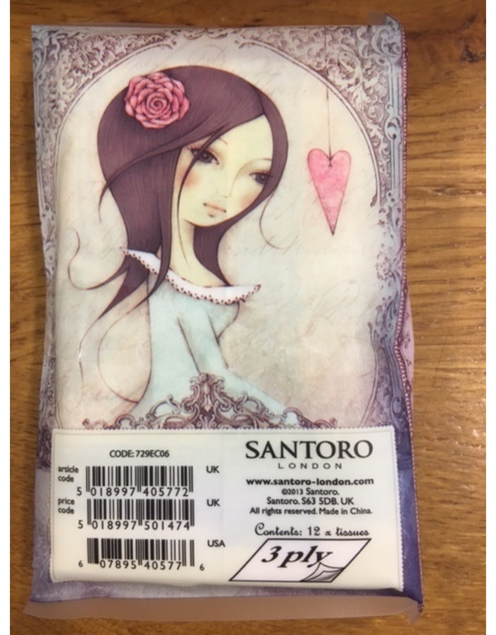 Santoro London Zakdoek Mirabelle Santoro 729EC06