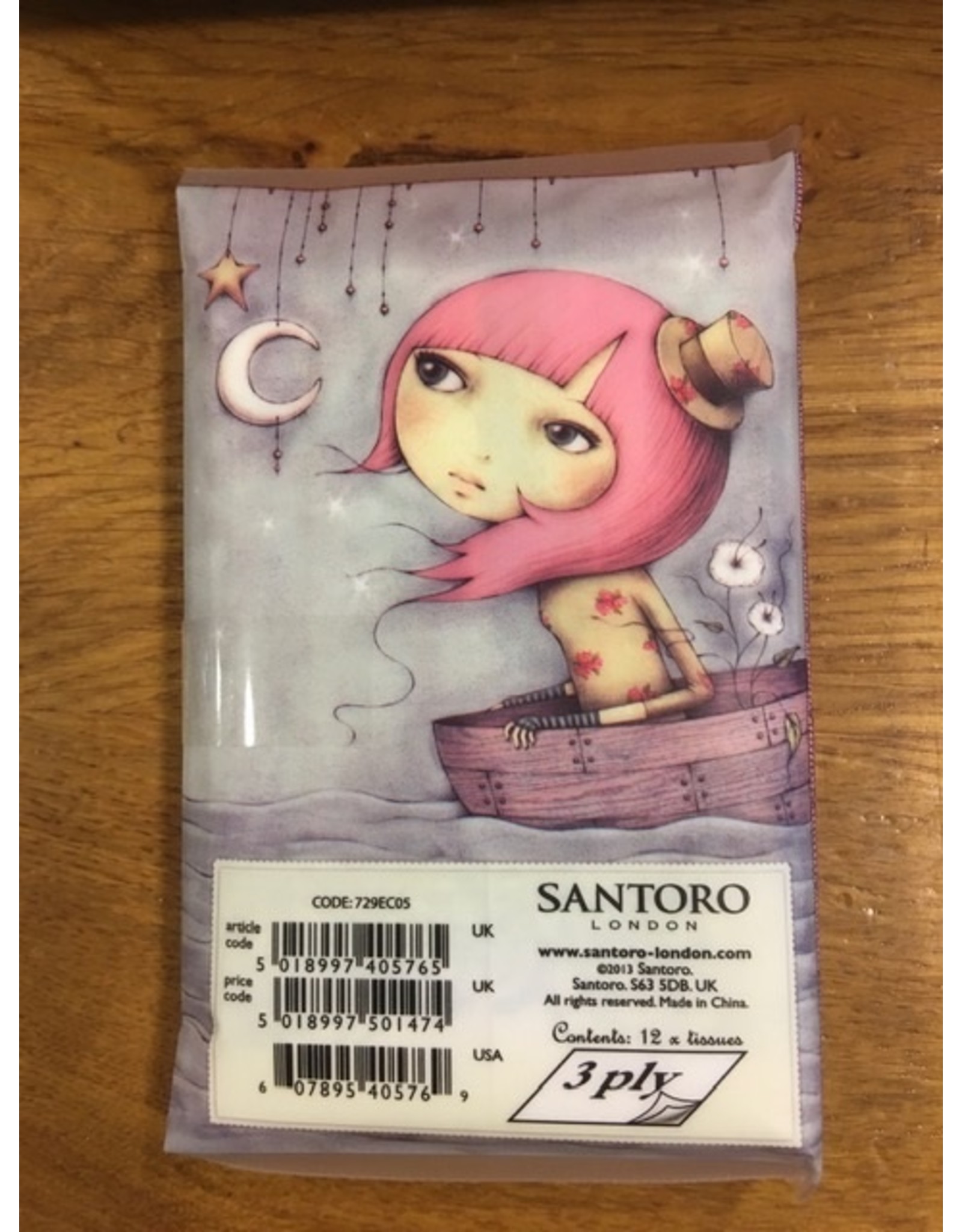 Santoro London Zakdoek Mirabelle Santoro 729EC05