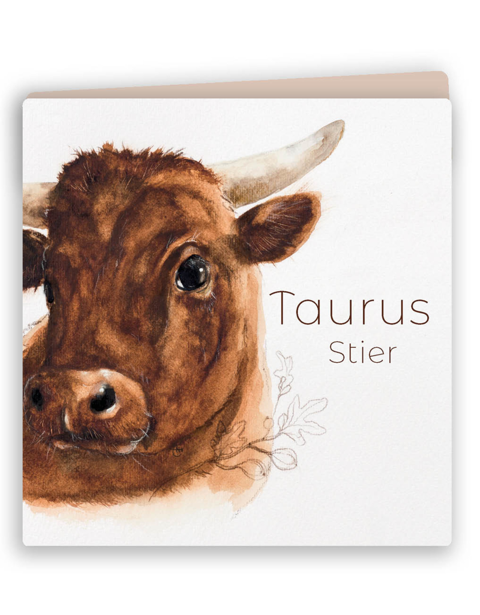 Zintenz Sterrenbeeld Stier kaart