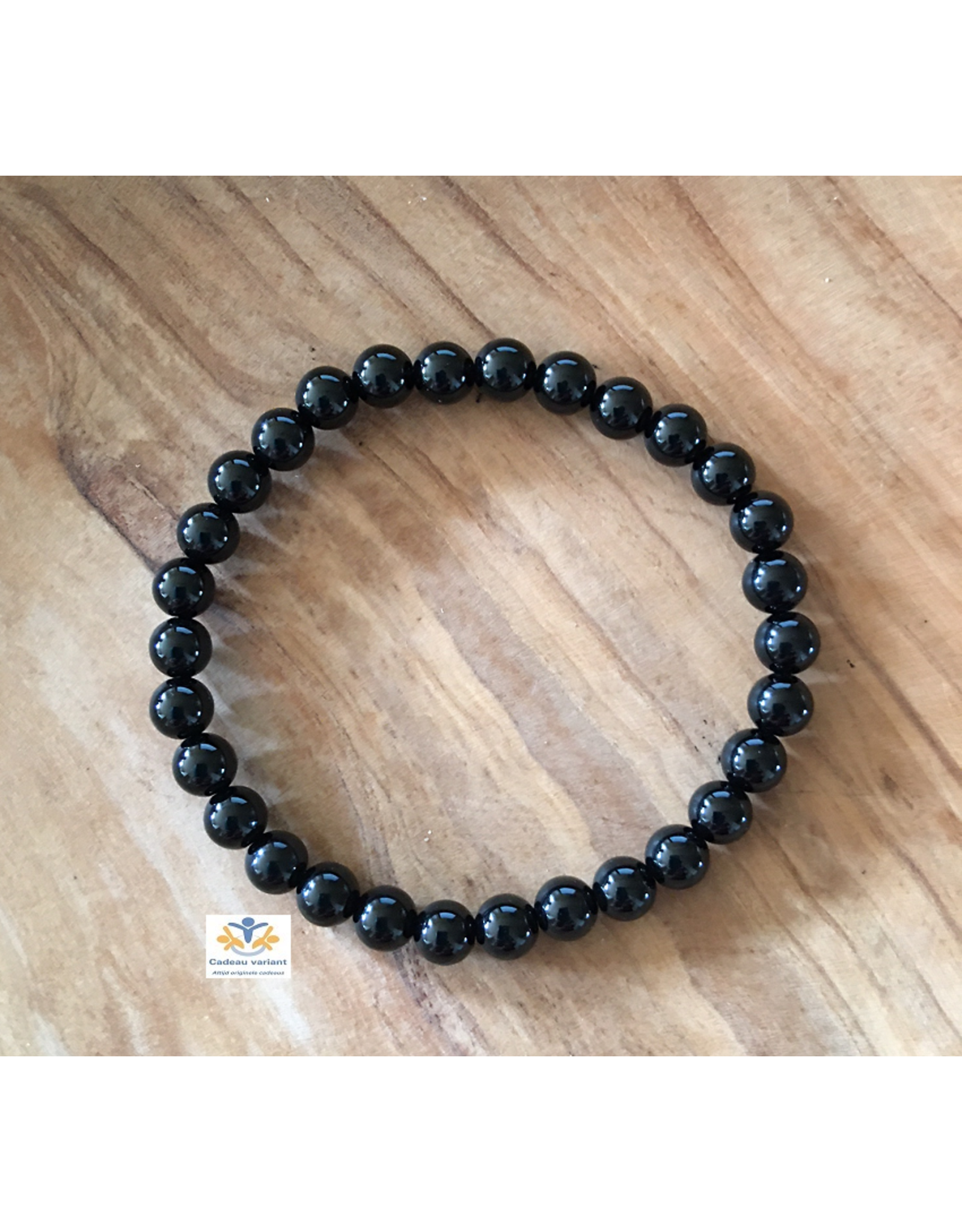 Onyx edelsteen armband 6 mm